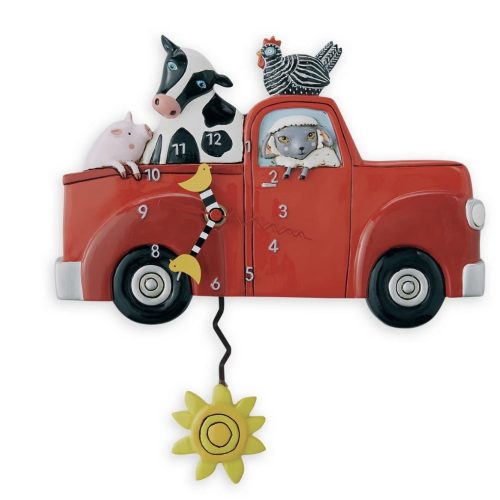 ALLEN DESIGNS FARM TURCK CLOCK