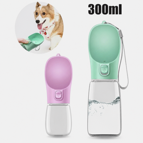 Pet Water Bottle Cup Drinking Travel Outdoor Portable Feeder